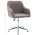 Swen Studio -  Swivel Dining Chairs 6 pcs Taupe Fabric (UK/IE/FI/NO only) (6x331507)